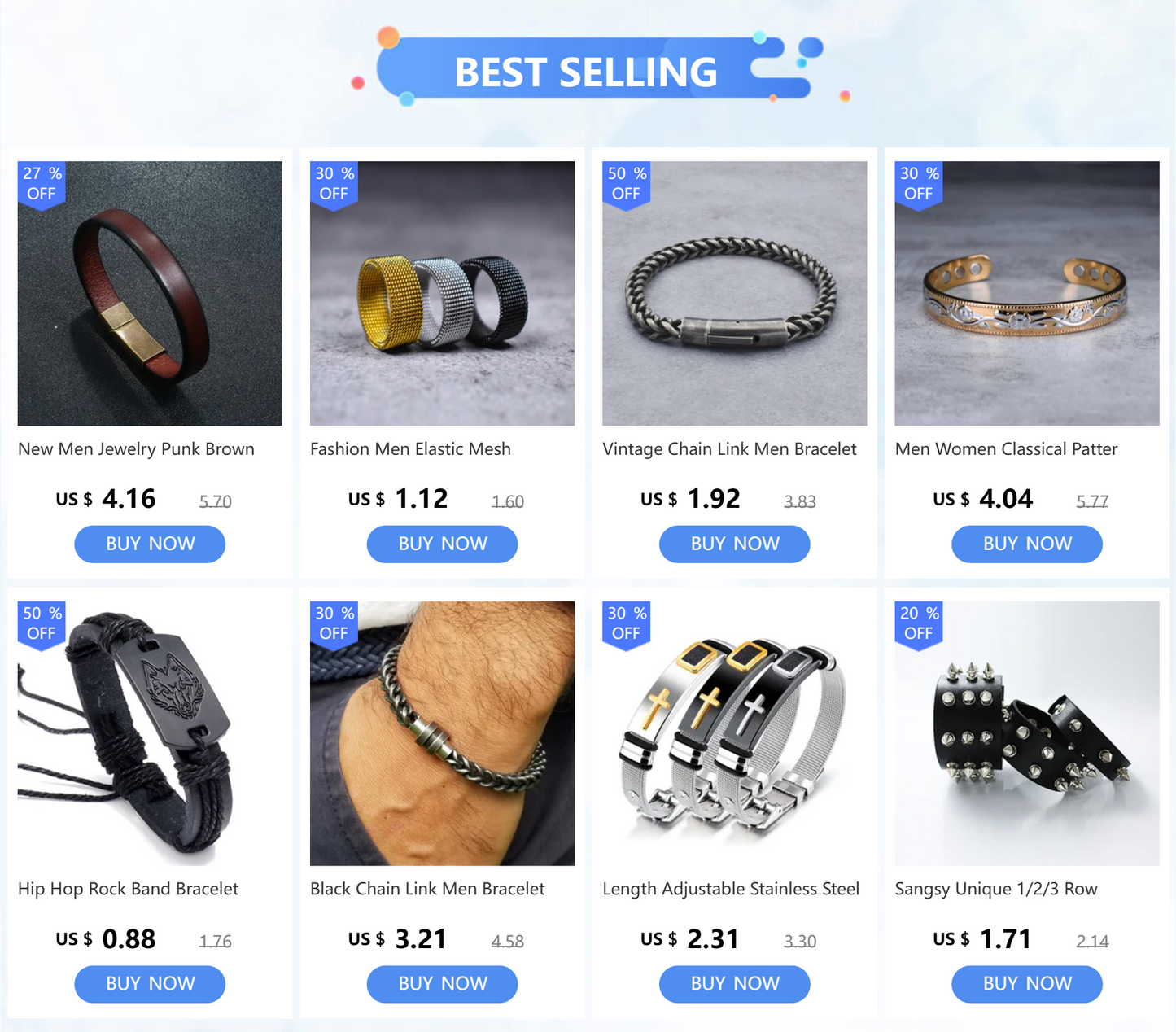 New Men Jewelry Punk Brown Braided Leather Bracelet for Men Stainless Steel Magnetic Clasp Fashion 20.5cm Bangles Gifts