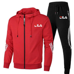 Spring and autumn men's sportswear 2-piece set zipper jacket casual sports pants