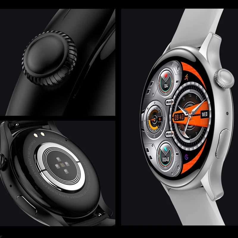 2025 New Real AMOLED HD Smartwatch Ladies Health Monitoring AI Voice Bluetooth Call Smart Watch Women Android IOS