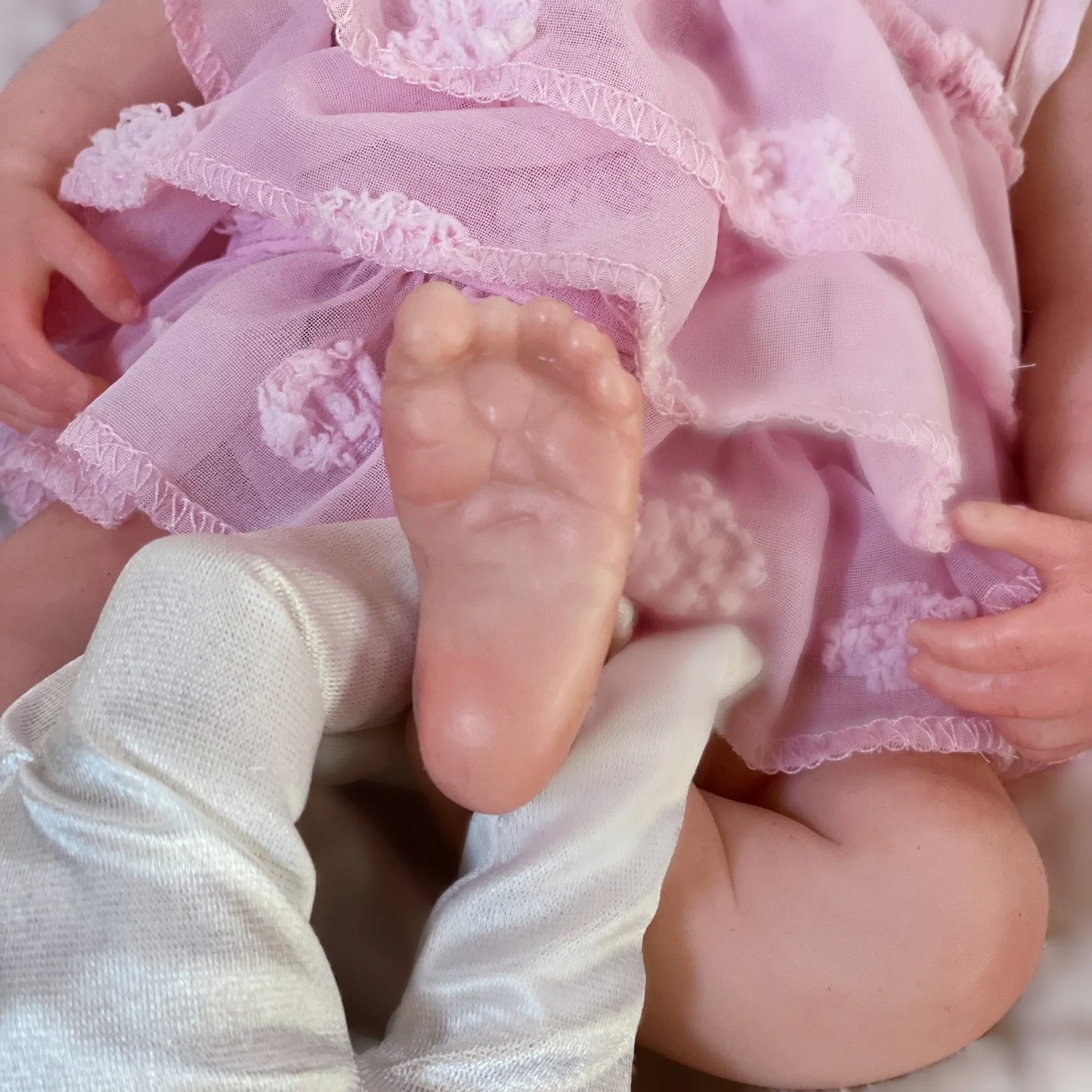 AnjoDoll 13Inch Open Mouth Pascale Reborn Doll Full Body Soft Silicone Girl Painted Doll Toys reborn de silicone real cuerpo