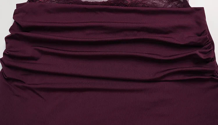 CNYISHE Lace Patchwork Backless O Neck Women Dresses Fashion Sheer Long Sleeve Sheath Outfits Hollow Out Female Hip Wrap Bodycon
