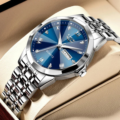 LIGE Fashion Quartz Wristwatches Casual Sport Military Watch For Women Top Brand Luxury Waterproof Watch Ladies Relogio Feminino