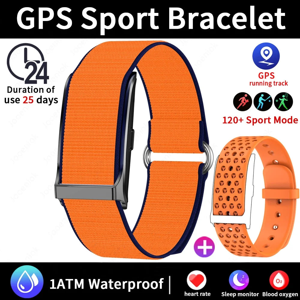 New No Screen Smart Watch Men's Sports Outdoors Fitness Heart Rate Monitor 1ATM Waterproof New Smartwatch For Android IOS 2025