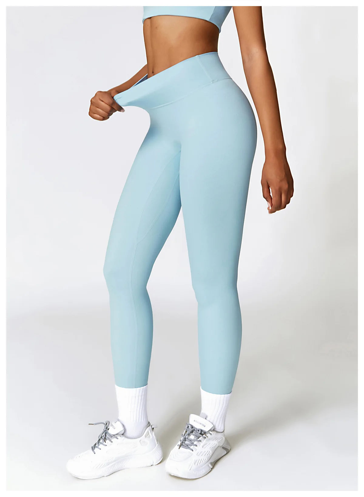 Women Sport Seamless Leggings High Waist Elastic Solid Yoga Leggings Gym Workout