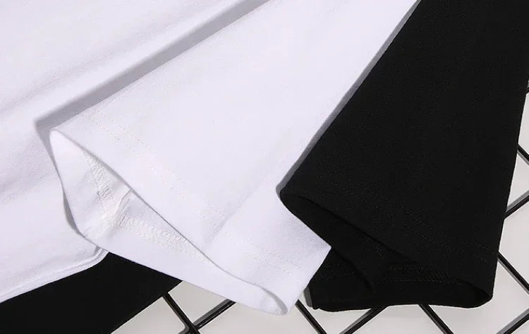 Rock Print T-Shirts Music Band Gorillazs Punk 90s Casual Fashion New Men Short Sleeve Plus Size Pure Cotton T-Shirt Unisex