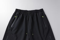 Men'S Beach Quick Dry Running Sports Board Black Shorts