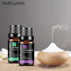 10ML Lavender Lemongrass Jasmine Vanilla Eucalyptus Rose Lemon Essential Oil For Humidifier Diffuser Candle Making