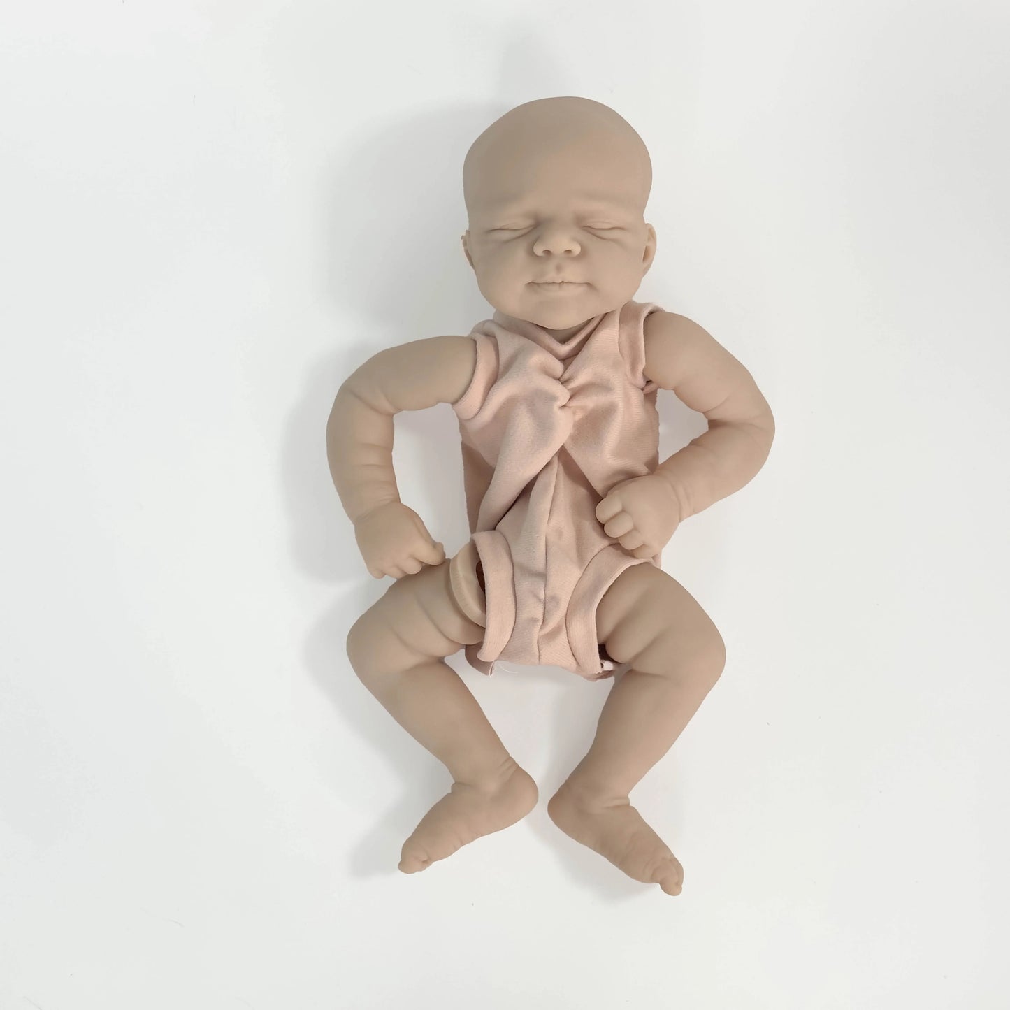 NPK 19inch Newborn Baby Reborn Doll Kit Baby Pascle Lifelike Soft Touch Fresh color Unfinished Doll Parts