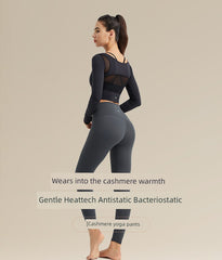 Algin Fabric High Waist Hip Raise Yoga Pants