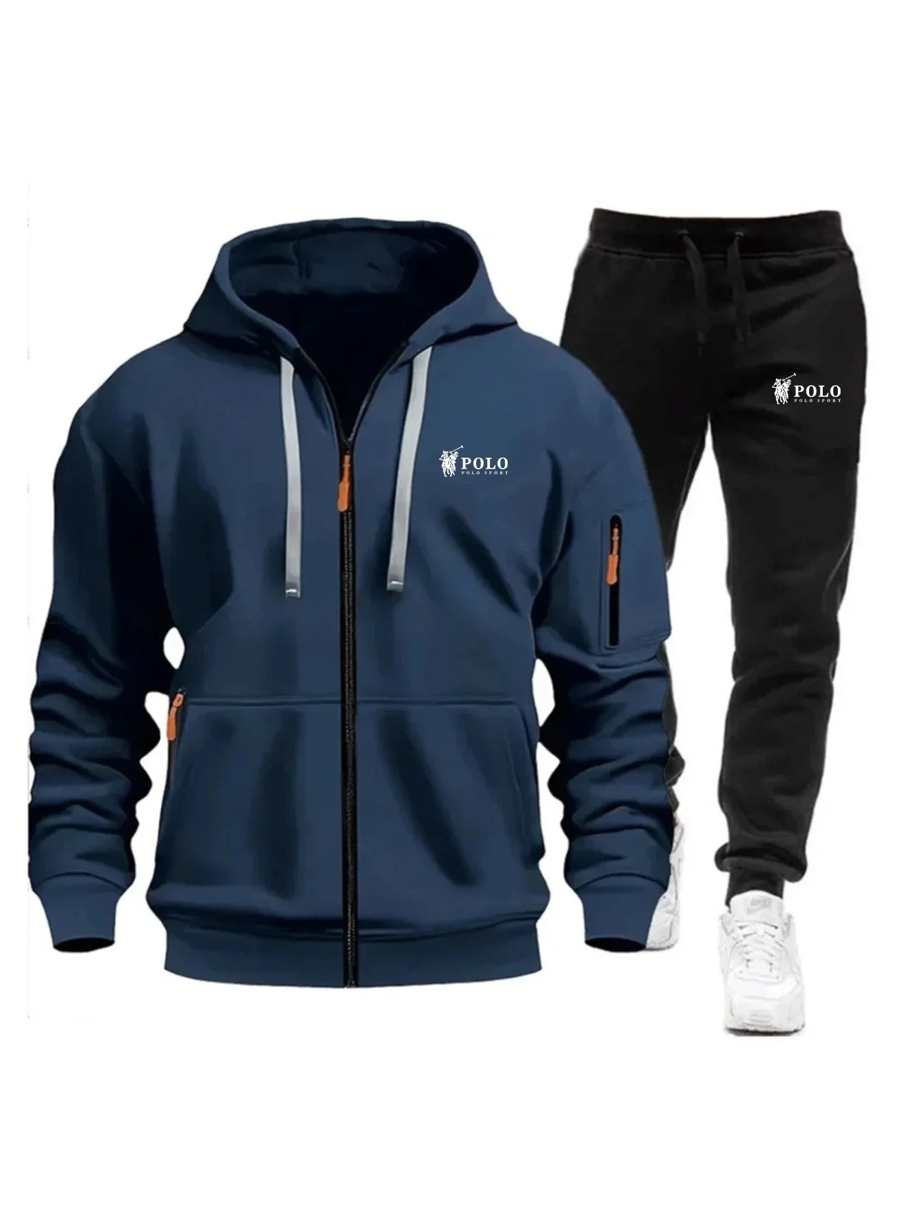 Zipper Sweatshirt Suit Sweatshirts for Men Daily Casual Hoodies Pants High Quality 2026 Sports Tracksuit Jogging Men's Clothing