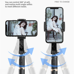 Mobile Video stabilizer Bluetooth selfie stick tripod Gimbal Stabilizer