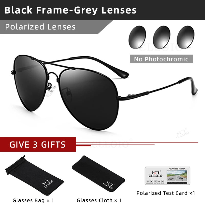 Sunglasses Men Women Fashion Photochromic Sun Glasses Chameleon