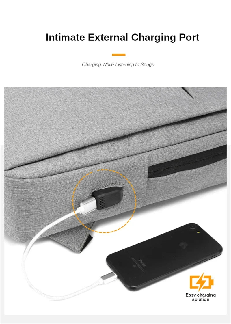 15.6 Inch Laptop Men Backpack Nylon Travel Male Laptop Backpack Usb Charging Computer School Backpacks Waterproof Bag for Men