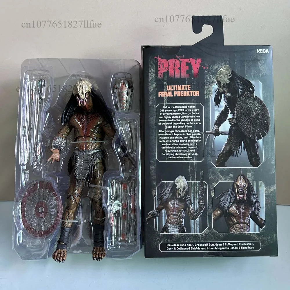 NECA Figure Prey Ultimate Feral Predator Action Figure Model Toys Joint Movable Doll Birthday Present For Friends