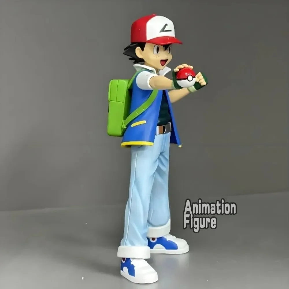 13-15cm Anime Pokemen Figure Ash Ketchum Brock Misty Action Figures Pvc Collection Model Toys for Children Gifts
