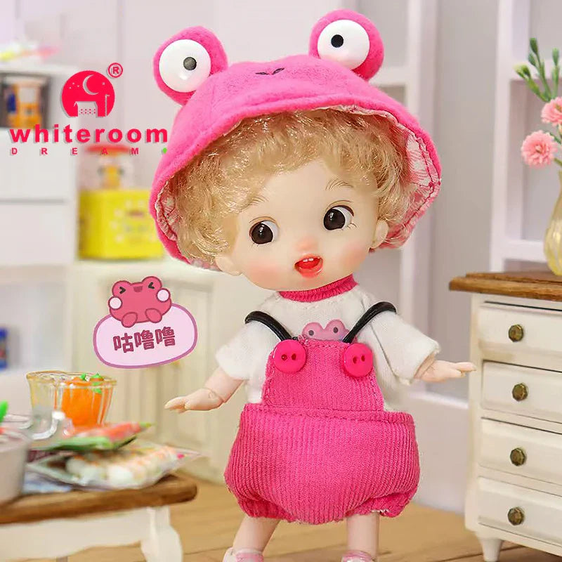 Mini Ob11 Bjd Doll Accessories Obitsu 11 Clothes Dolls For Girls Boy Toys Baby Kawaii Anime Toy Cute Items Miniature Costume