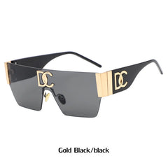 Sunglasses Women Ladies One-Piece Brand Designer Sun Glasses Men