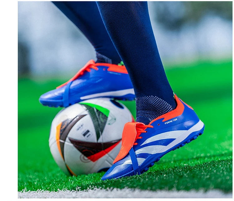 Men Soccer Shoes Cleats Professional Quality Non-Slip Kids Football Boots