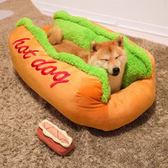 Pet Bed Hot Dog House Lounger Bed Kennel Mat Soft Fiber Pet Dog Puppy Warm