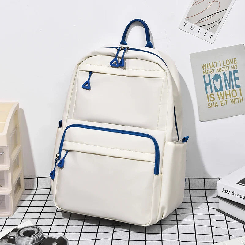 New Universal Casual Trendy Student Backpack Large Capacity Schoolbag Fashion Travel Bag Unisex Laptop Backpack