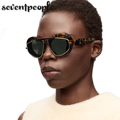 Sunglasses Women Brand Designer Fashion Oval Sunglasses