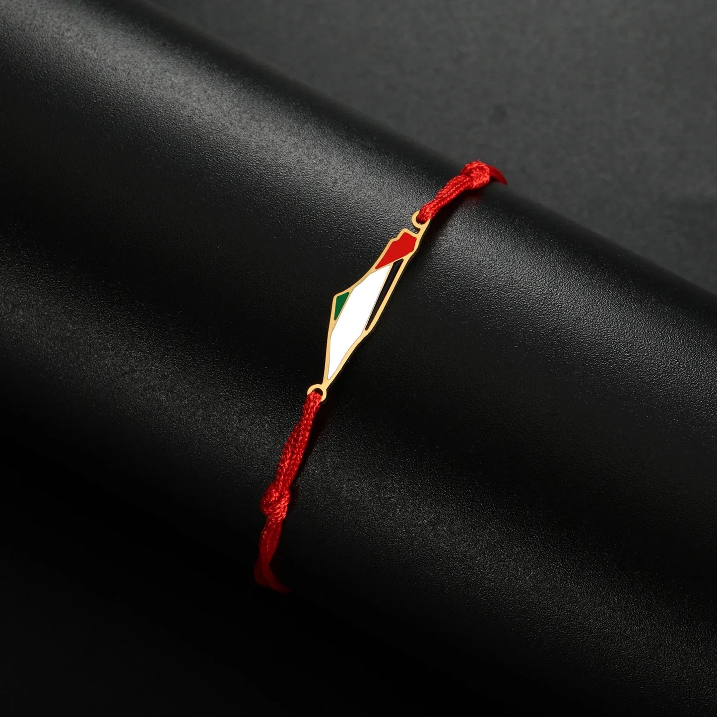 COOLTIME Palestine Map Charm Women Bracelets Stainless Steel Adjustable Double Layer Men Geography Bracelet jewelry Wholesale