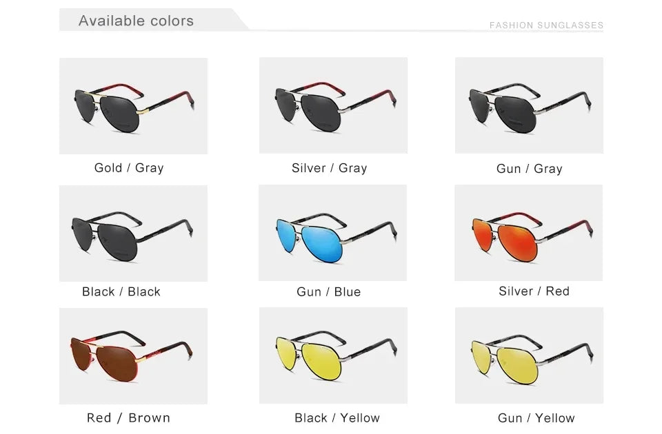 KINGSEVEN Fashion Men Sunglasses Luxury UV400 Polarized Glasses Women Pilot Outdoor Causal Male Female Fishing Driving Eyewear