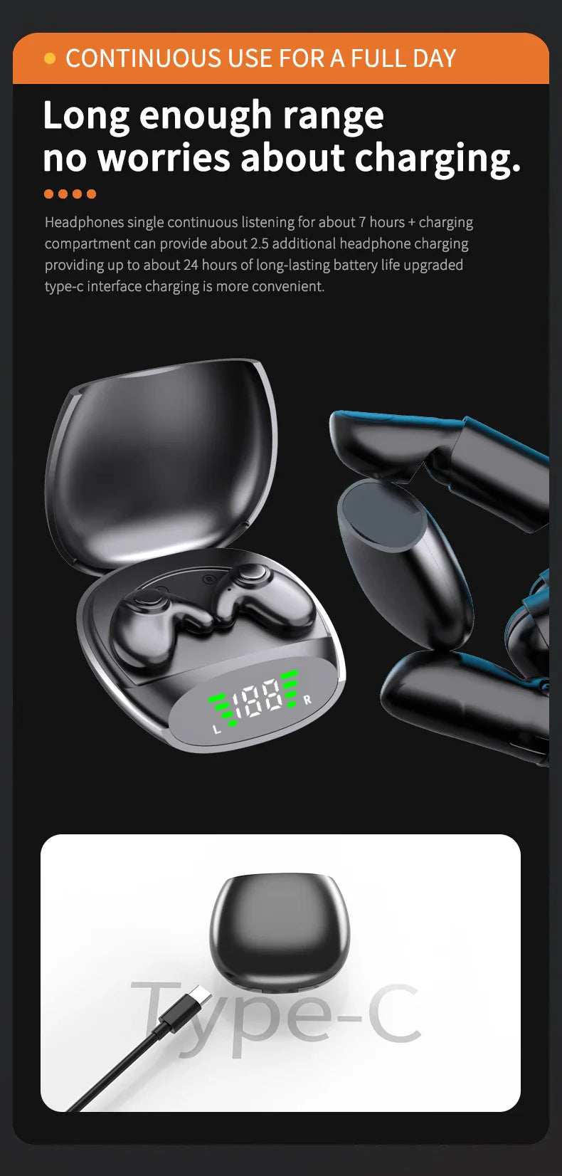 Wireless Sports Bluetooth Headphones Highend Tws Dual Ear Sleep In Ear Md538 Mini Painless Call Noise Cancelling Thin Headphones