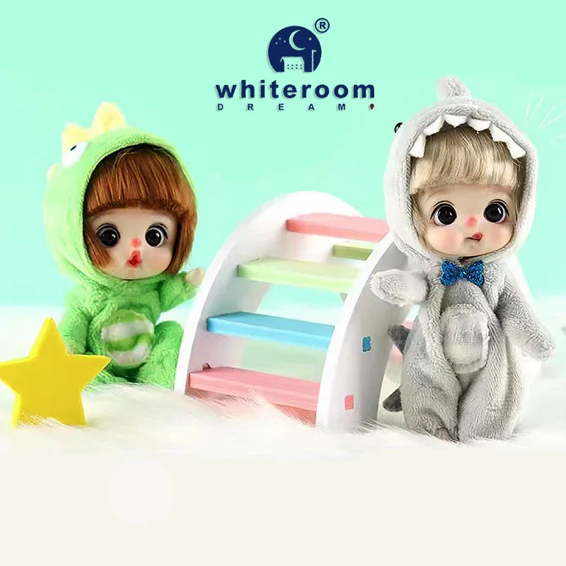Ob11 Bjd Doll Accessories Bed Bodysuit Obitsu 11 Clothes Dolls For Girls Boy Toys Baby Kawaii Anime Toy items Pajama Miniature