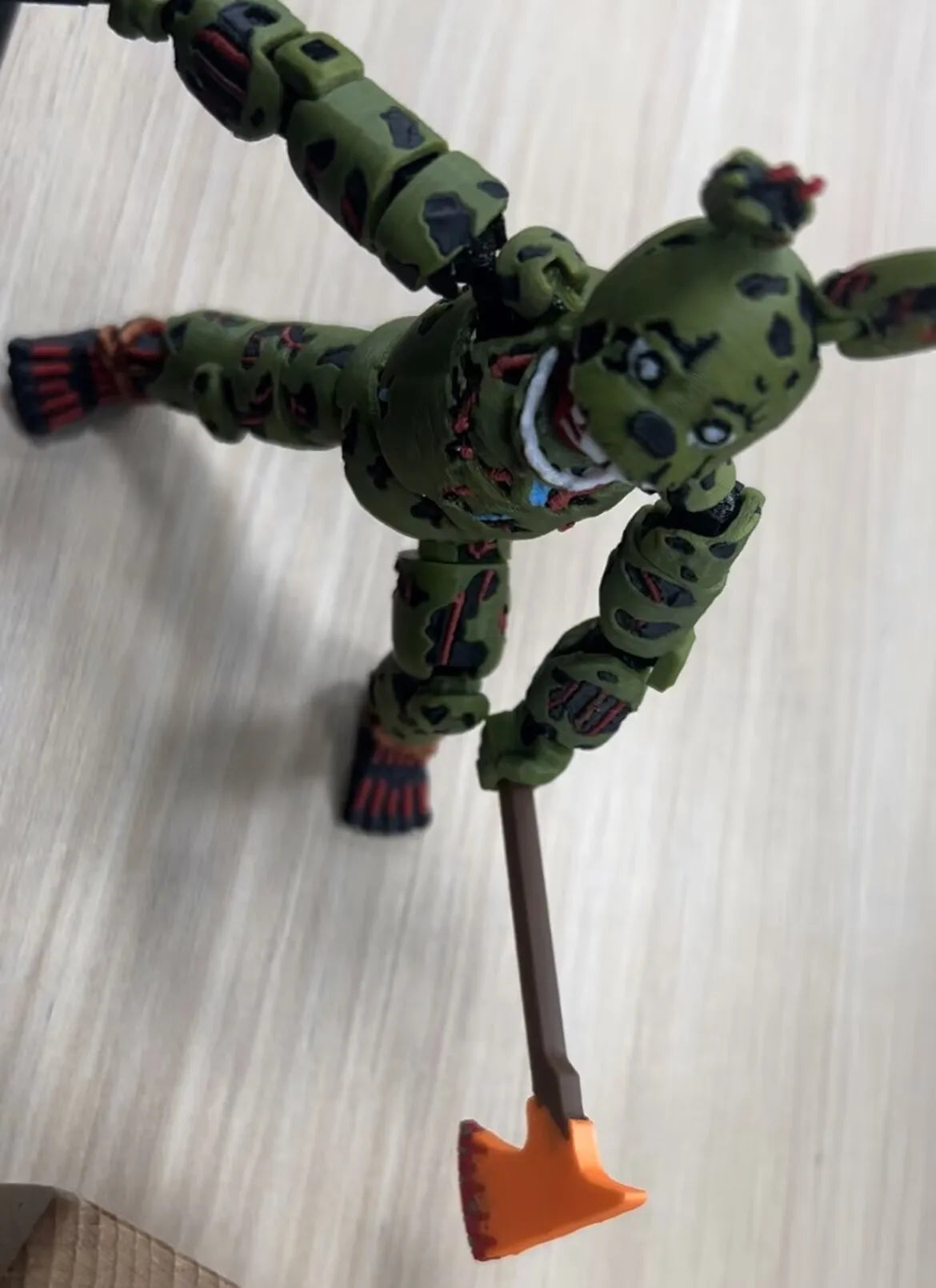 【In Stock】9l3d Printed Fnaf Freddy Fazbear'S Pizza Springtrap Toys Action Figures Anime Model Lucky13 Dummy13 Titan13 Gifts Toys