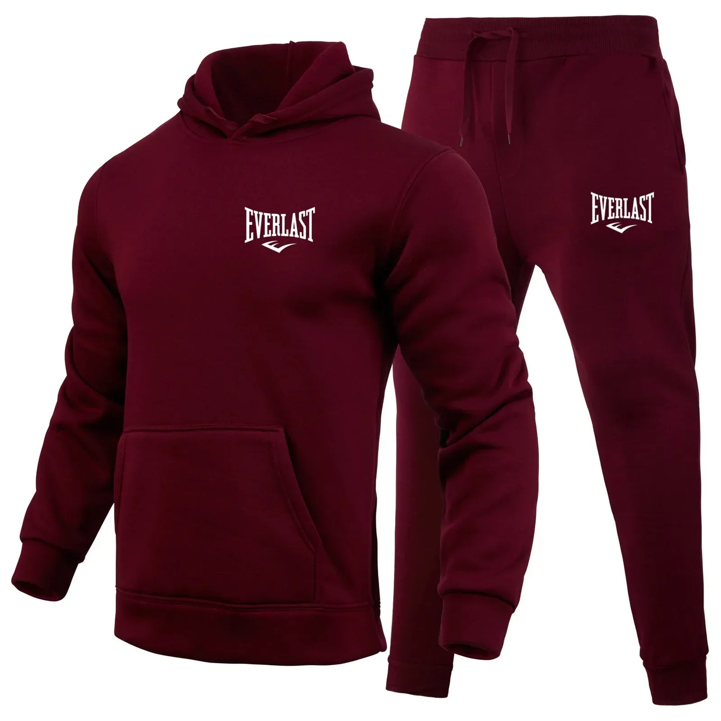 Hot-selling Everlast men's sportswear sets, hooded sweatshirts, sweatpants, casual and fashionable sportswear