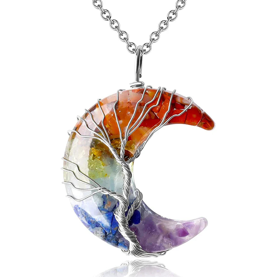 Natural Stone Cone Perfume Bottle necklace Healing Clear Quartz Crystal Pendant Reiki Essentials Oil Diffuser Vial Necklace H119