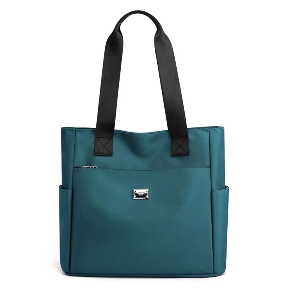 Large Capacity Handbag Shoulder Bag Lightweight Waterproof Nylon Shoulder Bag
