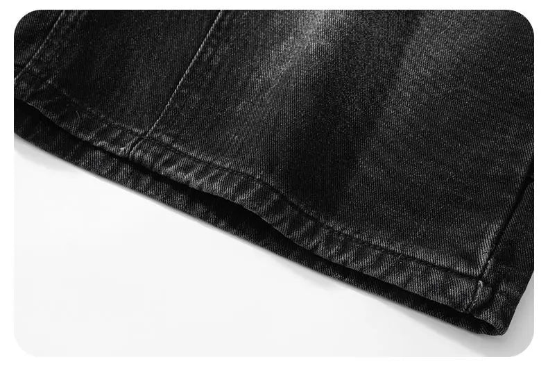 Men's Denim Shorts Summer Loose Vintage Hip-hop Cargo Moto Short