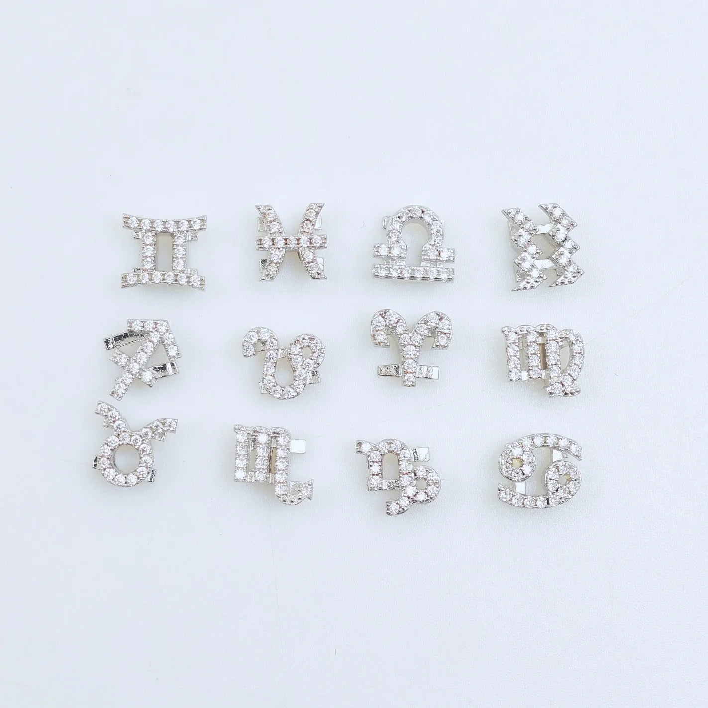 DOREMI Personalized Charms Slide Bangle English Letters 12 Birthstone Charm Heart Star Slide Bangle