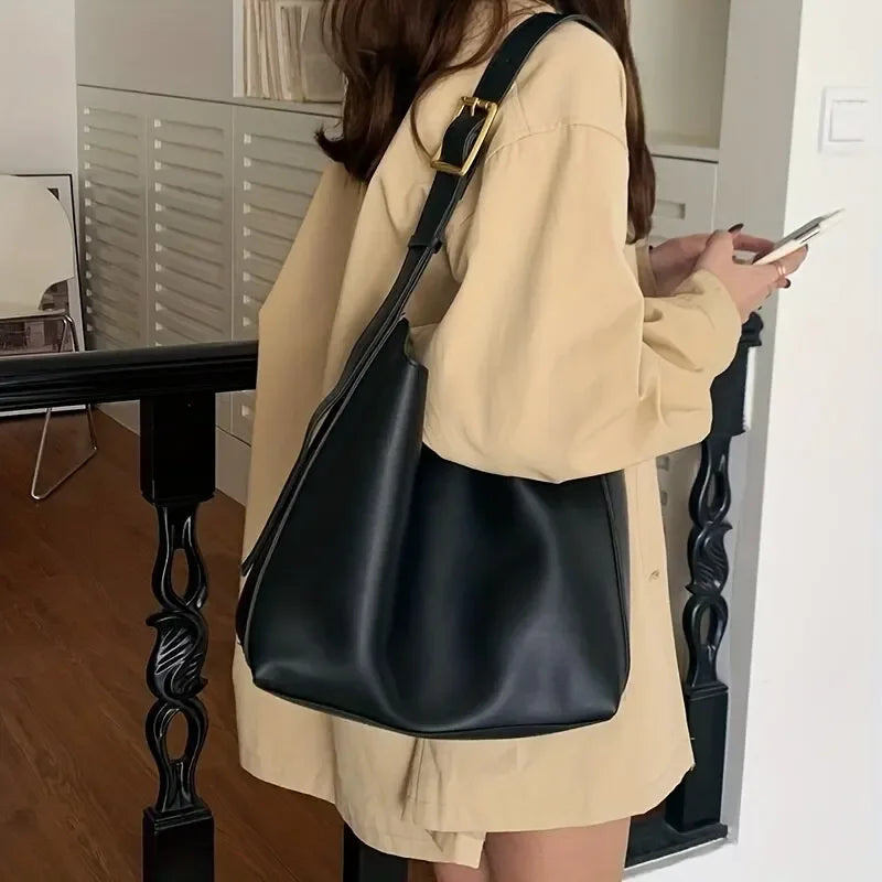 All-Match Women Shoulder Bag Solid Fashion Handbag Crossbody Bag Women