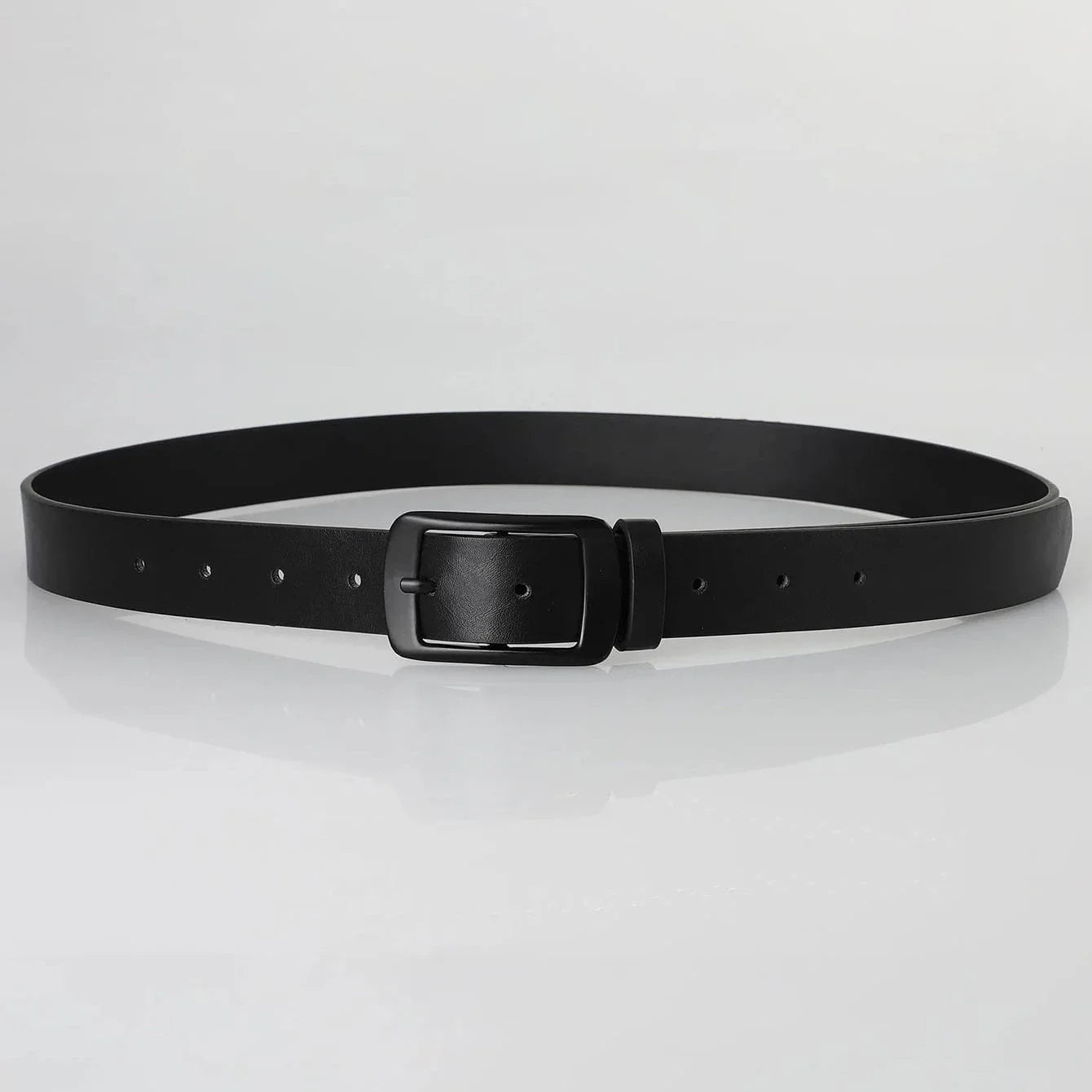 1pcs Men's Belt Classic Fashion PU Leather Belt High End Authentic Fashion Metal Buckle Women Belt Paired with Jeans Belt Unisex