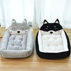 Dog Beds Cartoon Pet Bed Baskets Supplies Puppy Cushions Cats Medium Pets