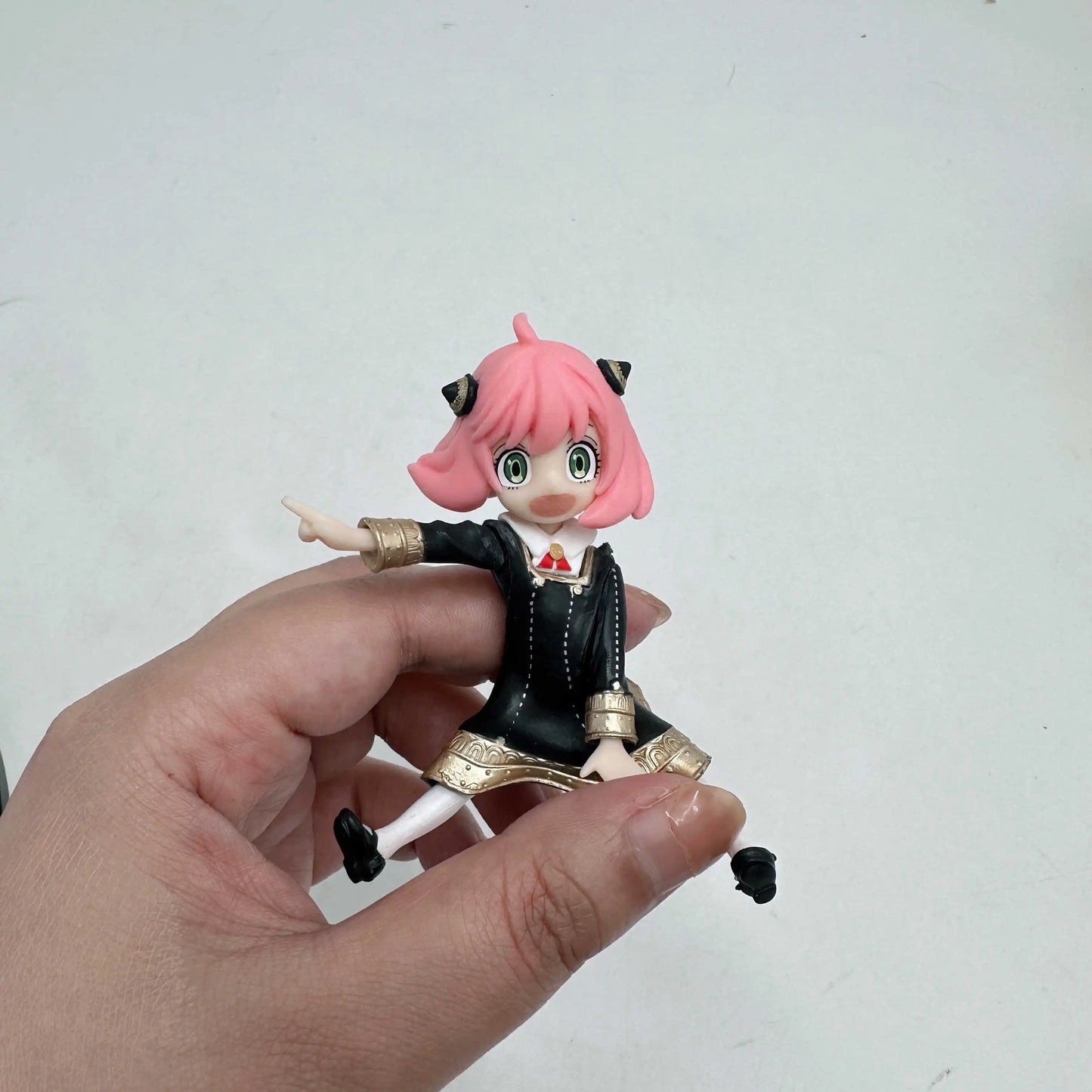 SPY×FAMILY Anya Forger Bond Forger riding posture Anime Action Figure Toys 14CM