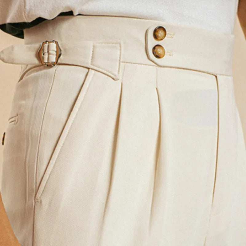 Trousers Pant For Man  Black Apricot Office Trouser Men Business Casual Pant