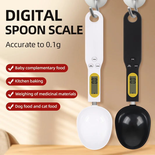 0.1g/500g LCD Digital Electronic Spoon Scale g/oz/gn/ct Flour Coffee Tea Sugar Spoon