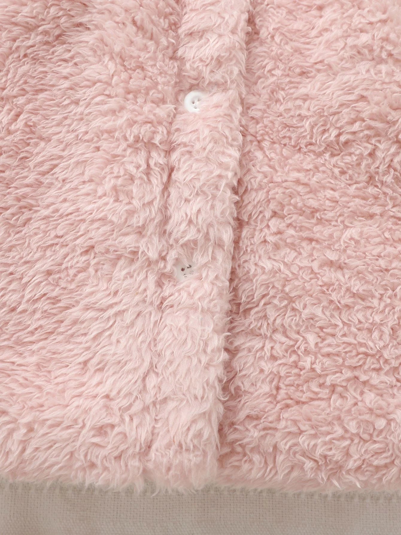 Baby Girl Autumn and Winter Cute Warm Comfortable Fluffy Coat Fashion