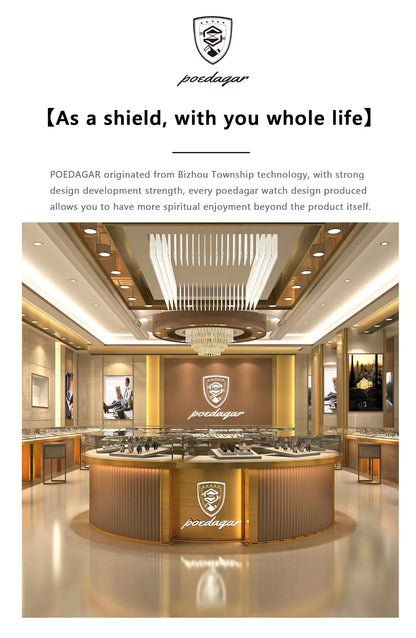 POEDAGAR Luxury Watches For Women Waterproof Luminous Date Stainless Steel Woman Watch Elegant Fashion Quartz Ladies Wristwatch