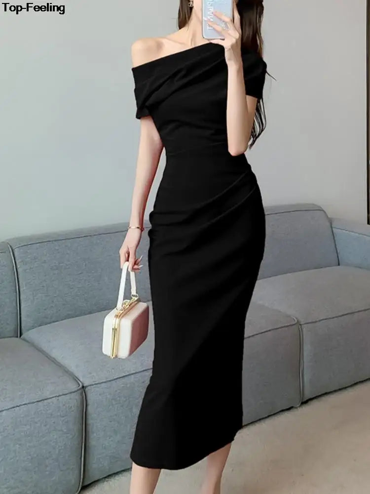 Formal attire Dresses: Elegant Off Shoulder Evening Party Dresses Women