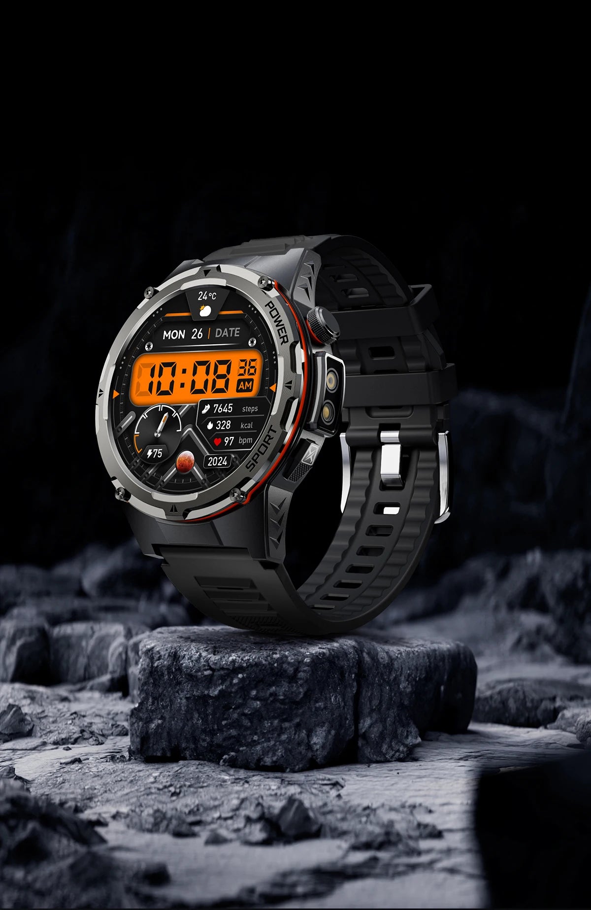 GPS Sports Waterproof Smart Watch Men