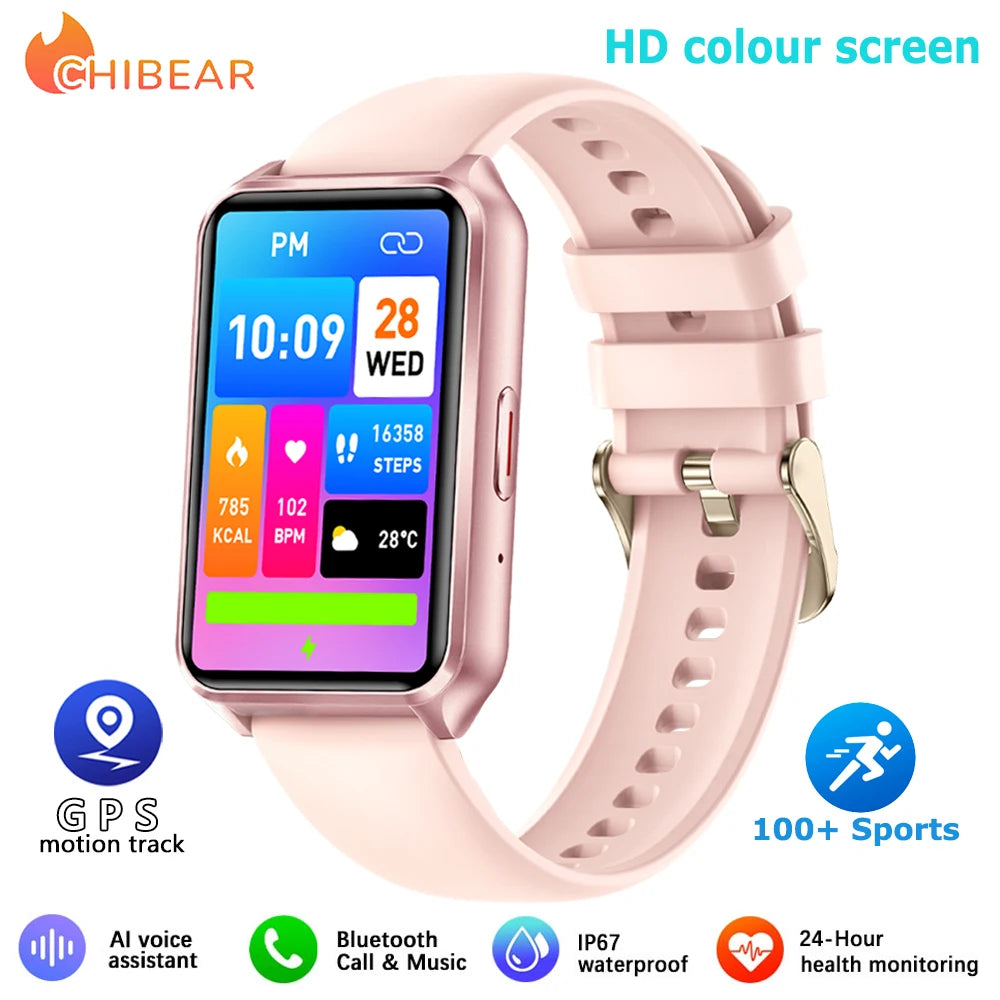 HD Bluetooth Call Smart Watch Men's Bracelet Fashion Women Smart Watch Android IOS