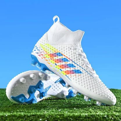 Men's Sneakers Soccer Shoes Football Boots Cleats Breathable Training Match