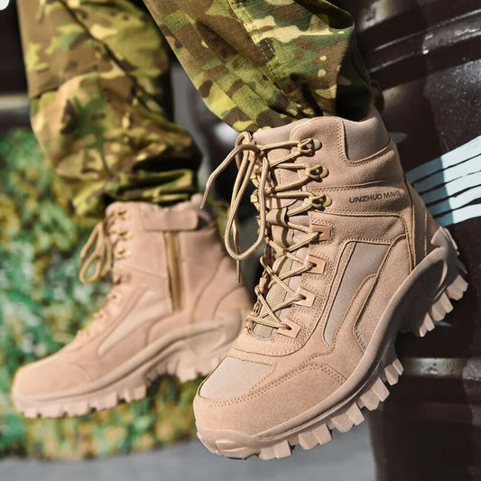 Men Tactical Boots Army Boots Mens Military Desert Waterproof  Ankle