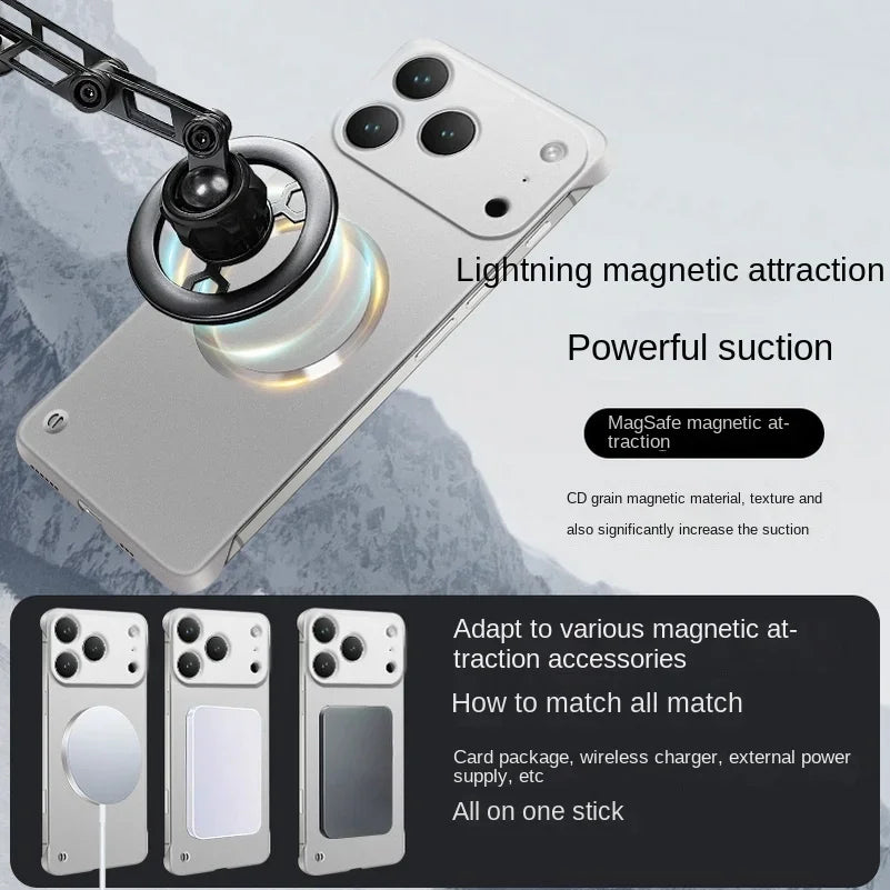 For iPhone 17 Magsafe Magnetic Phone Case For iPhone 17 Pro Max 17 Air Camera Protect Cover