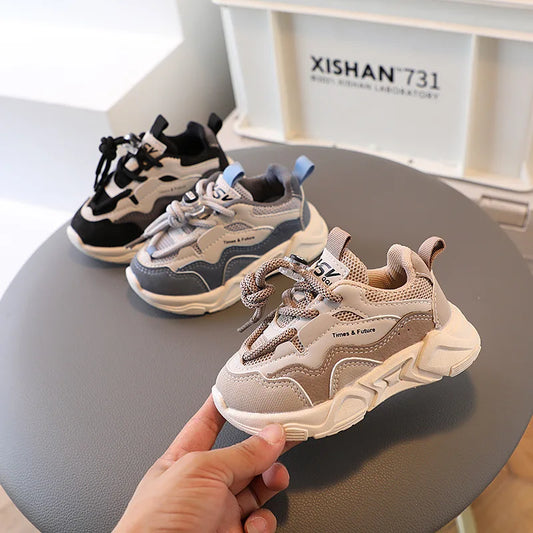 Kids Sport Shoes Fashion Mesh Breathable Boys Sneakers Spring Autumn Children Girls